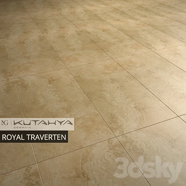 KUTAHYA SERAMIK ROYAL TRAVERTEN 3ds Max