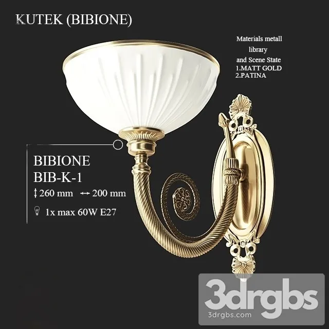 Kutek Bibione Wall Light 3dsmax Download