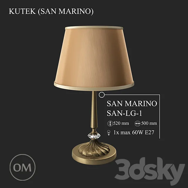 KUTEK (SAN MARINO) SAN-LG-1 3DS Max Model