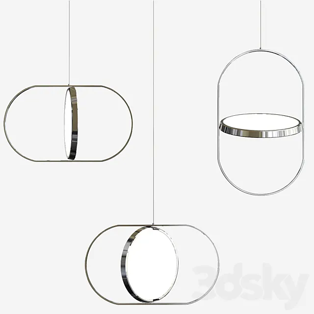 KUU – reversible pendant light 3DS Max Model