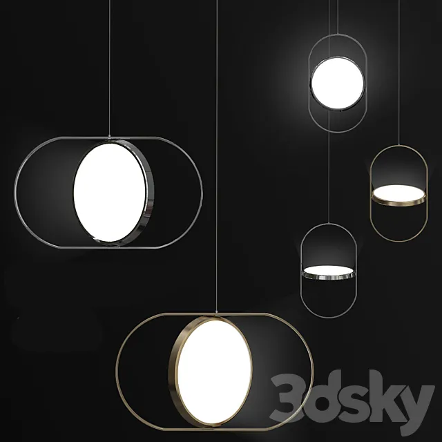 KUU – reversible pendant light 3ds Max