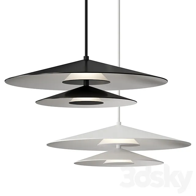 Kuzco Lighting Cruz Light LED Pendant Lamp 3ds Max