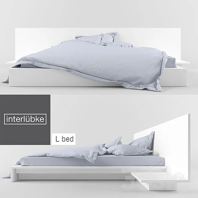 L bed 3DS Max Model