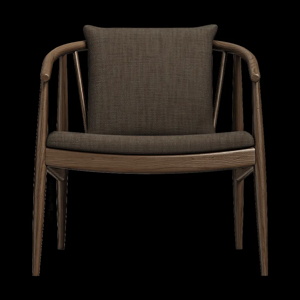 L.Ercolani – Armchair Reprise Upholstered 3ds Max