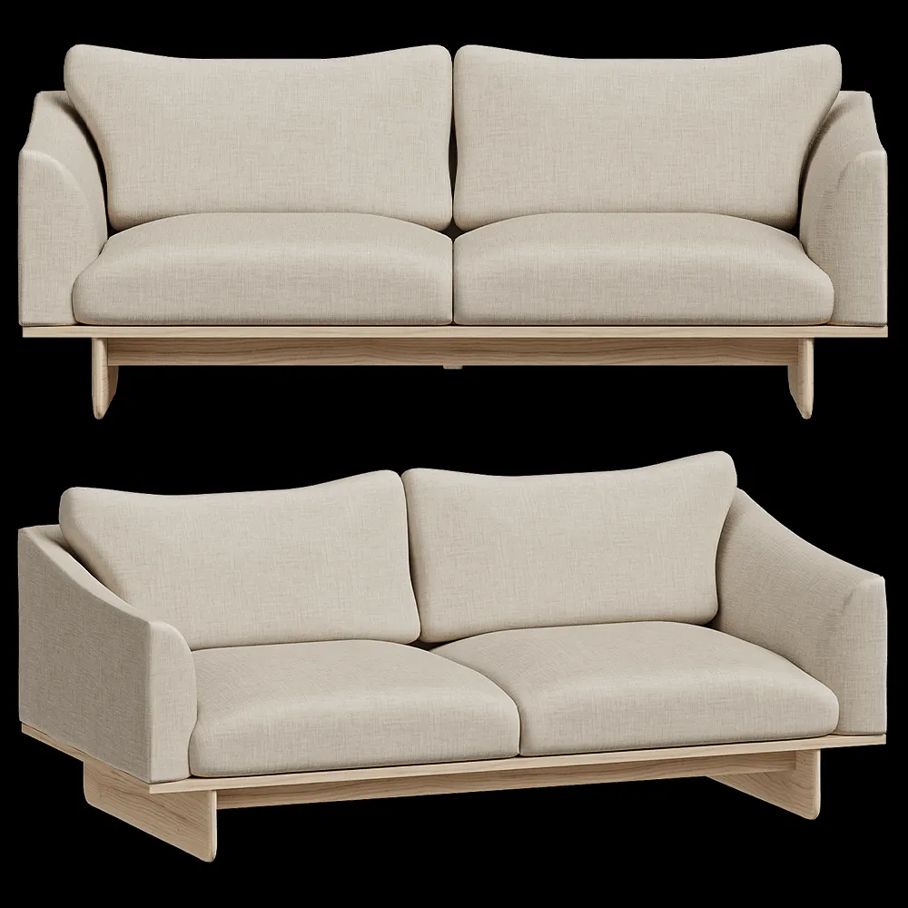 L.Ercolani – Sofa Grade two seater 3ds Max