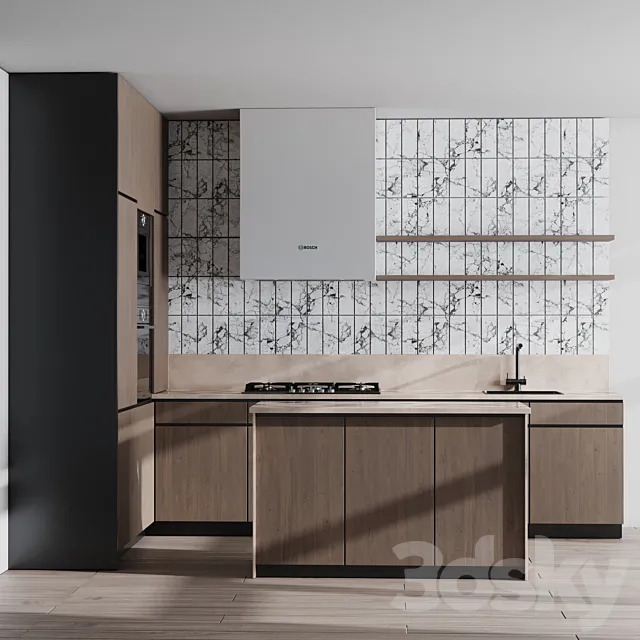 L Kitchen Appliance Bosch Kitchen No 49 3ds Max