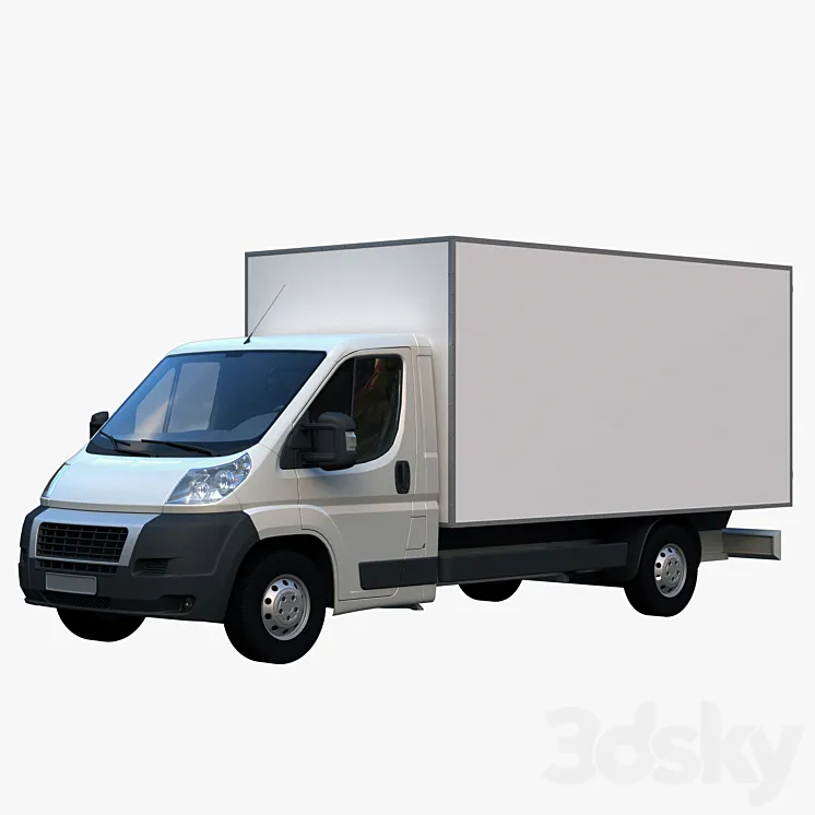 L4H1 truck isothermal van 3DS Max
