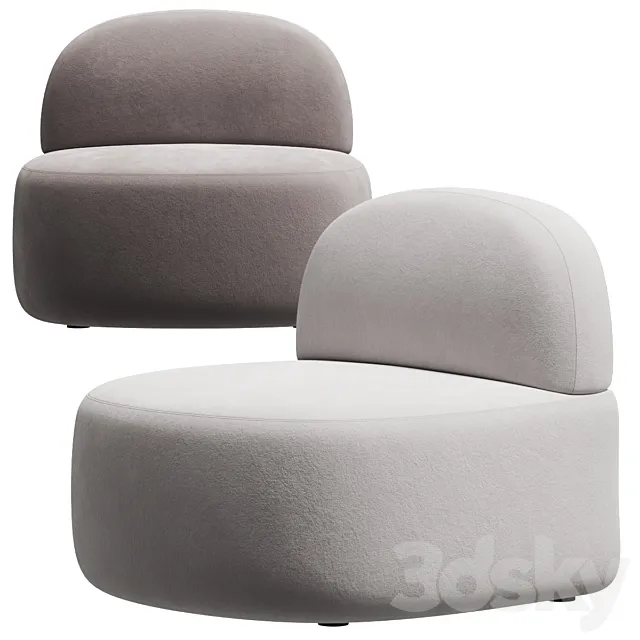 La Cividina Guest Armchair 3ds Max