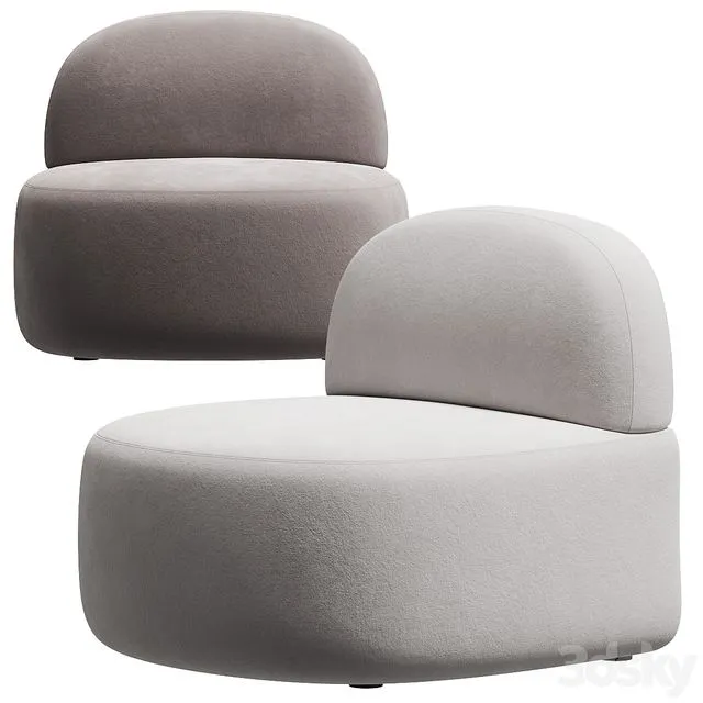 La Cividina Guest Armchair 3dsMax Model