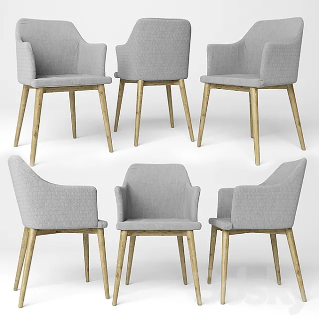 La Forma Danai Dining Chair 3DS Max Model