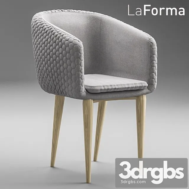 La forma harmon quilted tub chair 2 3dsmax Download