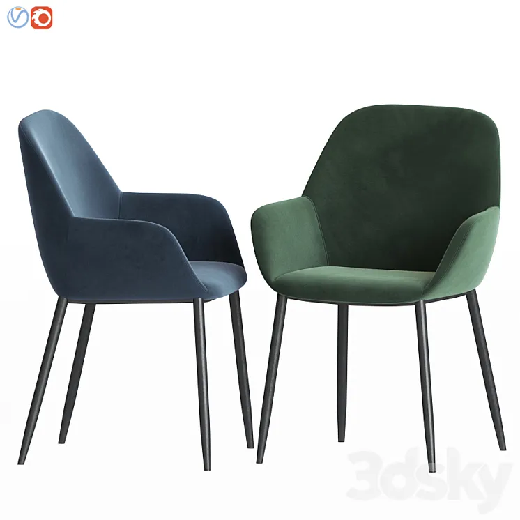 La forma konna chair 3DS Max