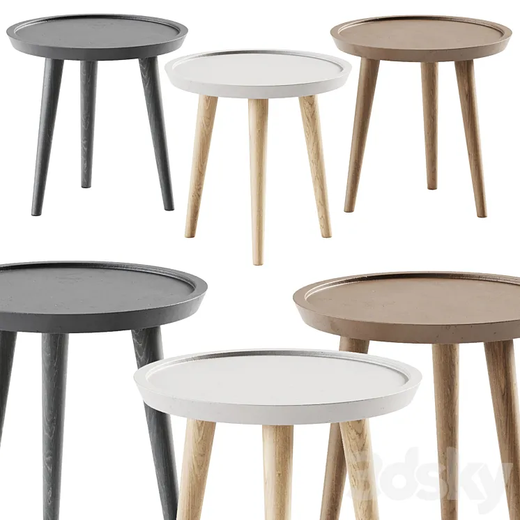 La Forma Living Side Table 3DS Max