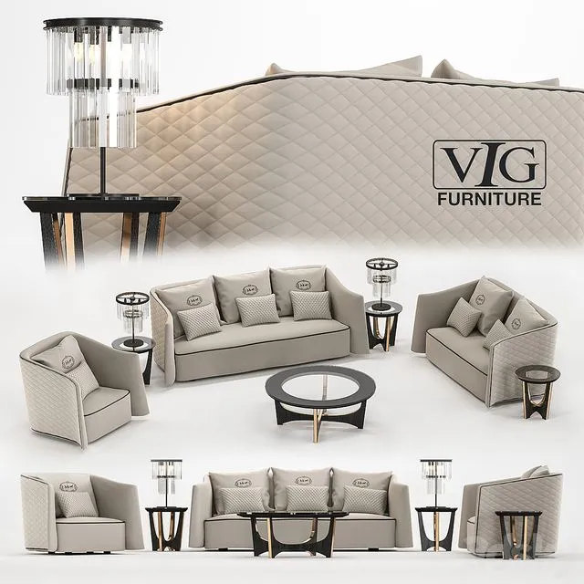 La furniture A & X Talin 3dsMax Model