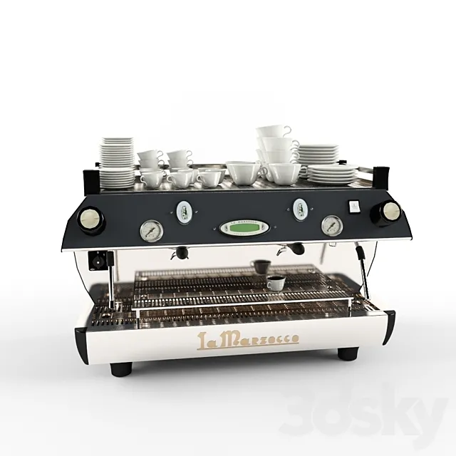 La Marzocco coffee machine 3ds Max