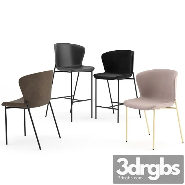 La pipe chairs by friends & founders