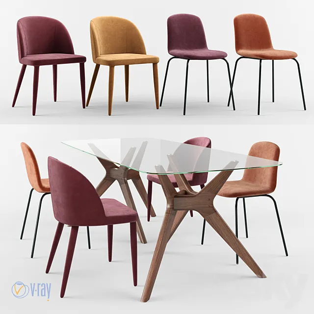 La Redoute. AM.PM Tibby Anatheme Table Maricielo. 3DS Max Model