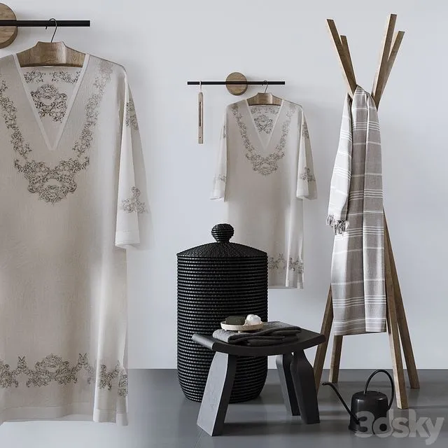 La Redoute decorative bathroom set 3dsMax Model