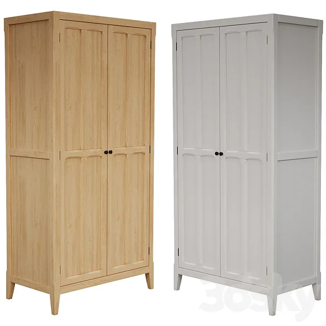 La Redoute Eugénie 2-Door Wardrobe 3DS Max Model