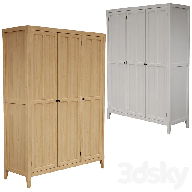 La Redoute – Eugenie Triple Wardrobe 3ds Max