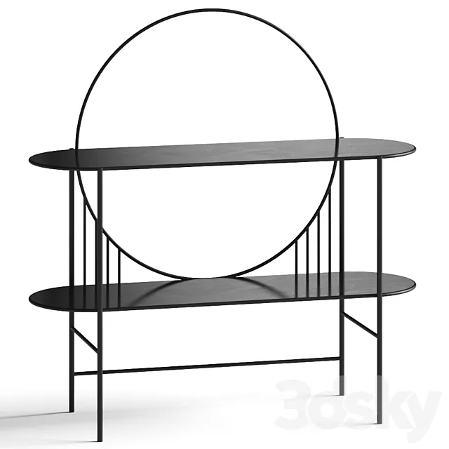 La Redoute Ginola Metal Console Table 3ds Max