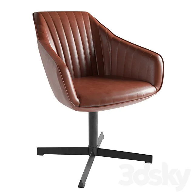 La Redoute Interieurs Office swivel armchair Hiba 3ds Max