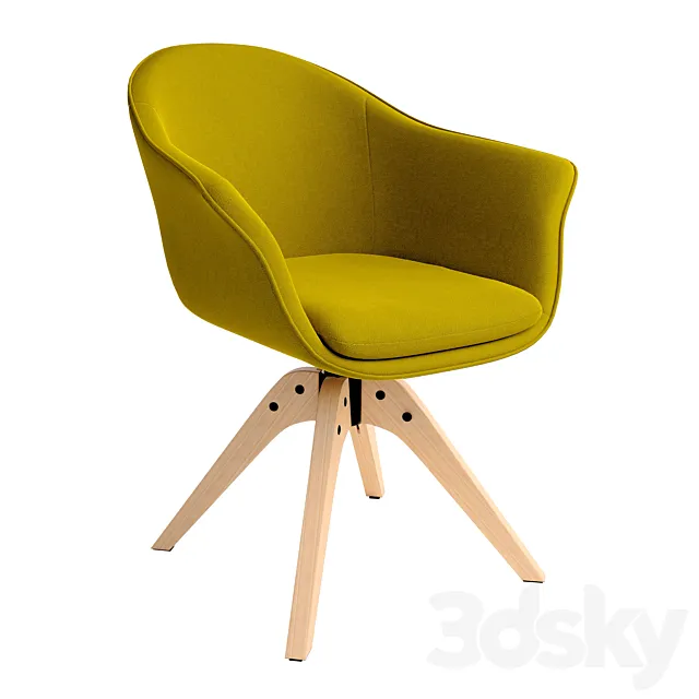 LA REDOUTE INTERIEURS Office swivel armchair Quilda 3ds Max