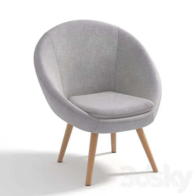 La Redoute Jimi Ball Chair 3ds Max