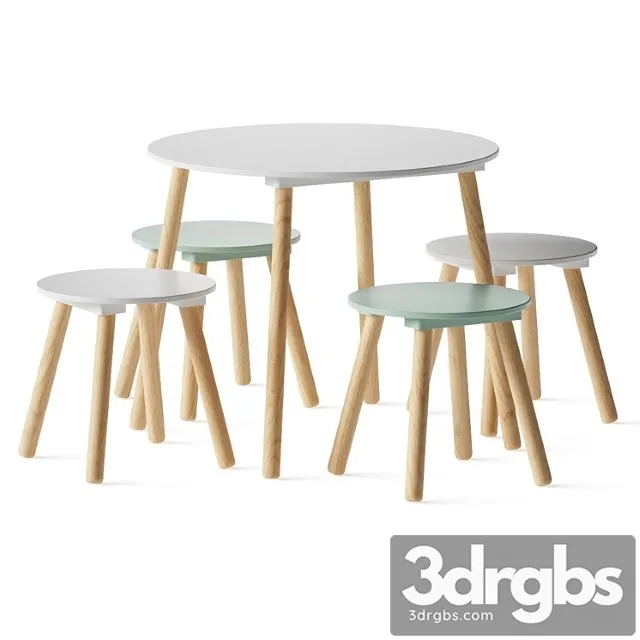 La redoute jimi child’s table and stools