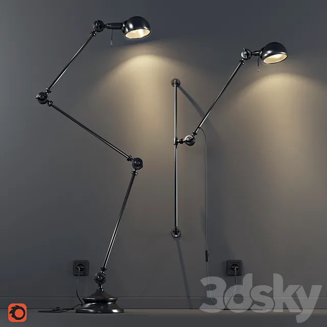 La Redoute KIKAN Lamps 3DS Max Model