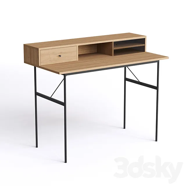 La Redoute Nyjo Writing desk with extension 3DS Max Model