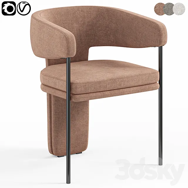 La Redoute Palazzo chair laredoute 3dsMax Model