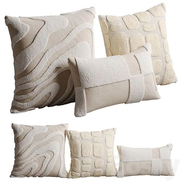 La Redoute pillow set 3ds Max