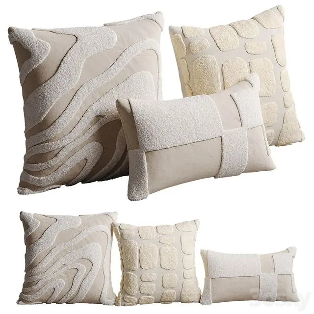 La Redoute pillow set 3dsMax Model