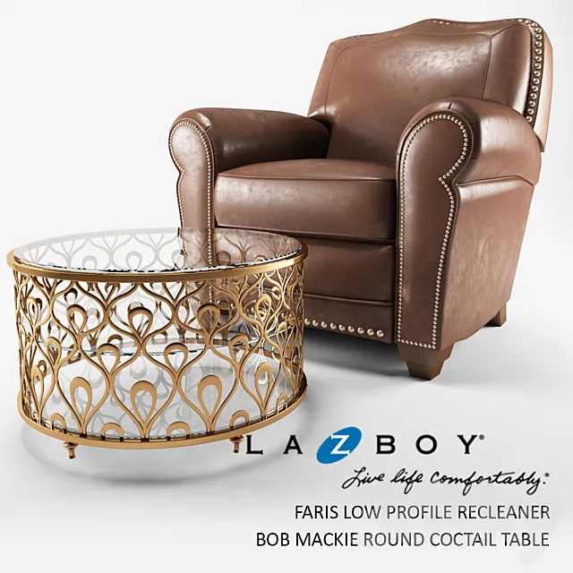 LA-Z-BOY Faris Recleaner Chair 3DSMax File