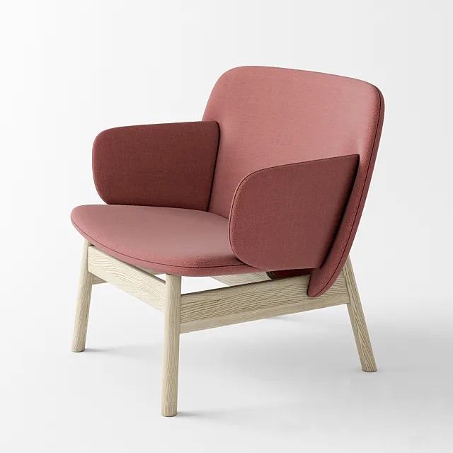 LaCividina Ala low armchair 3ds Max