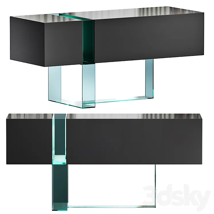 Lacquered sideboard FLO By EmmeBi 3DS Max