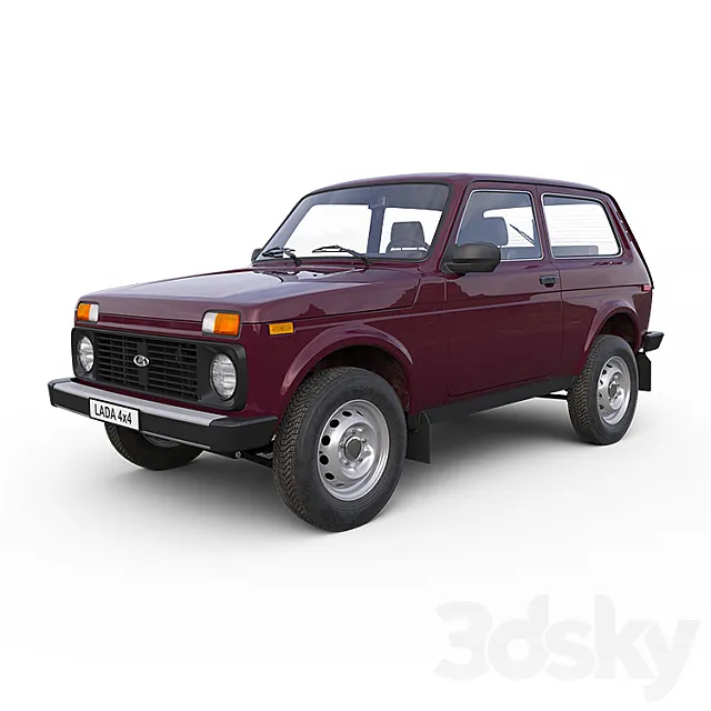 Lada 4×4 3ds Max