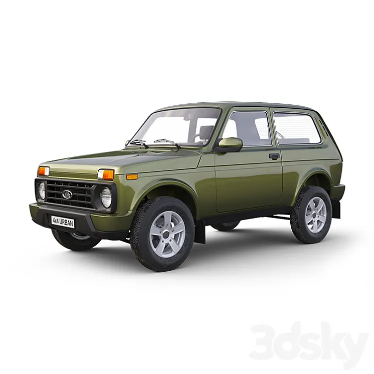 Lada 4×4 Urban 3DS Max