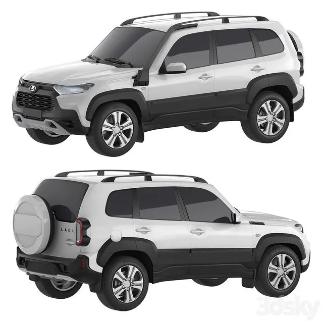 Lada Niva Travel Off-road 3dsMax Model