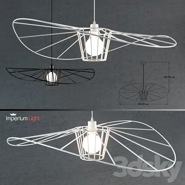 Lady pendant lamp 3ds Max