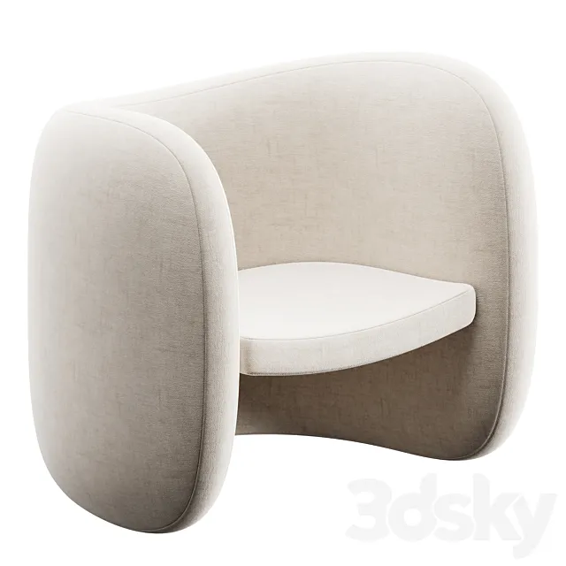Lagoa Armchair 3ds Max