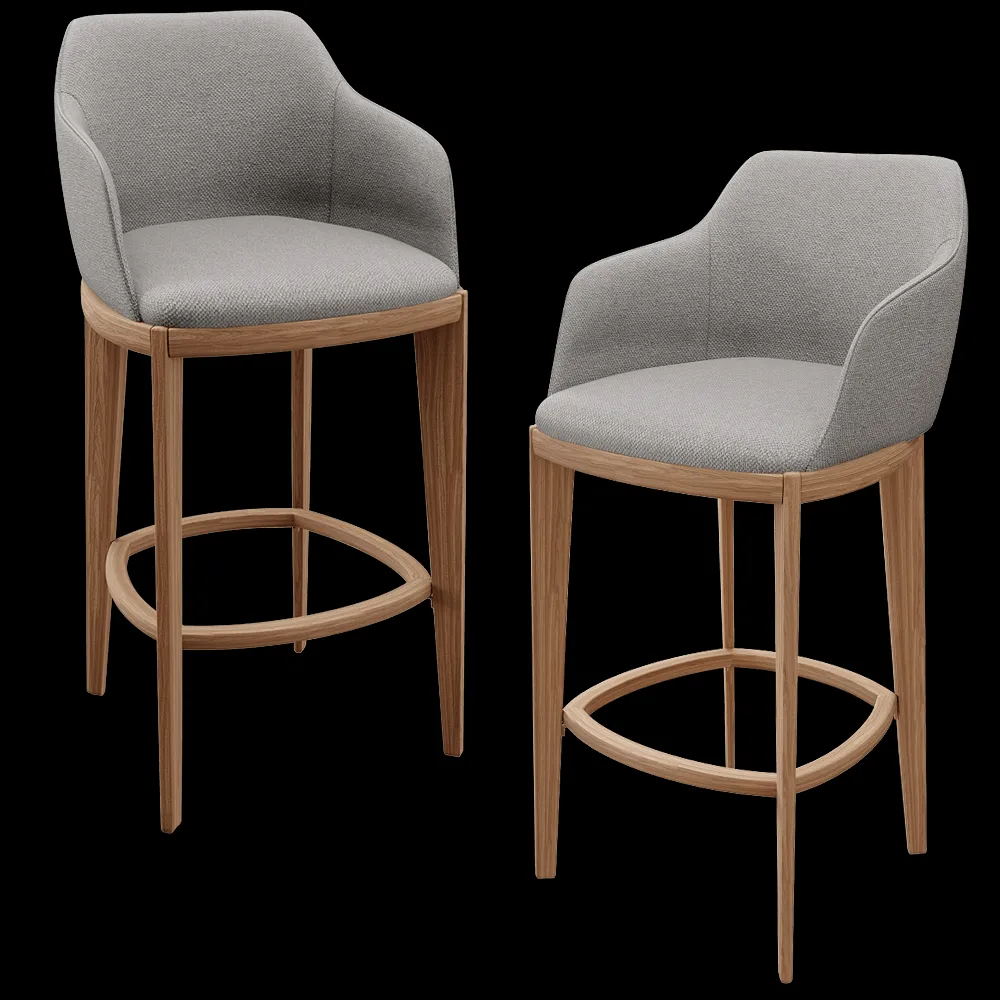 Lagom – Bar stool Dine Grey 3ds Max
