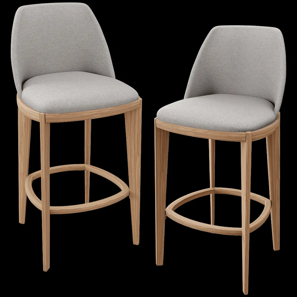 Lagom – Bar stool Fin Gray 3ds Max