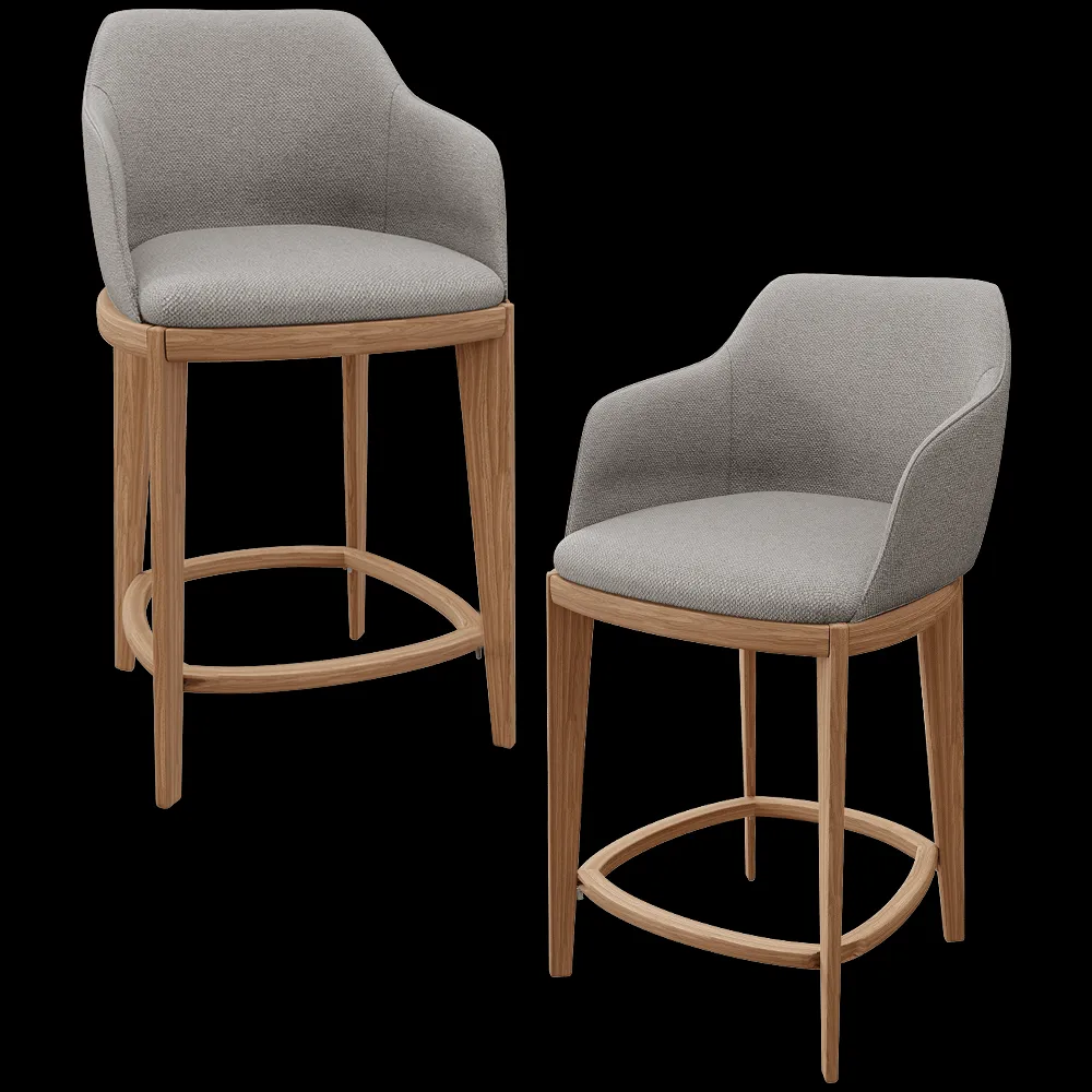 Lagom – Semibar Stool Dine Grey 3ds Max