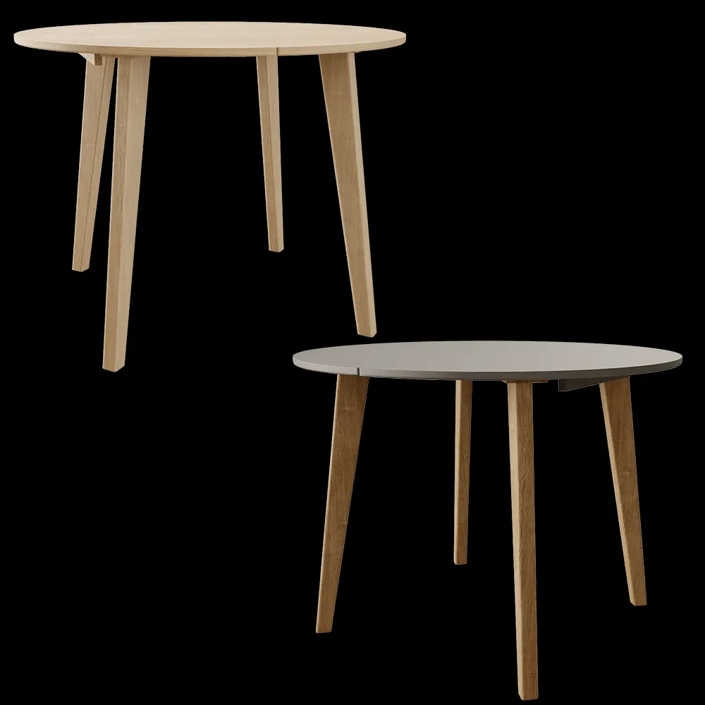 Lagom – Table Skandi oak 3ds Max