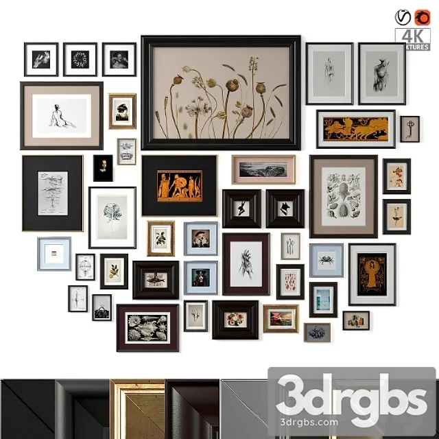 Lagre gallery wall