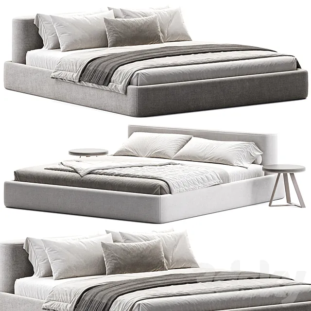 LAKE S Bed 3DS Max Model