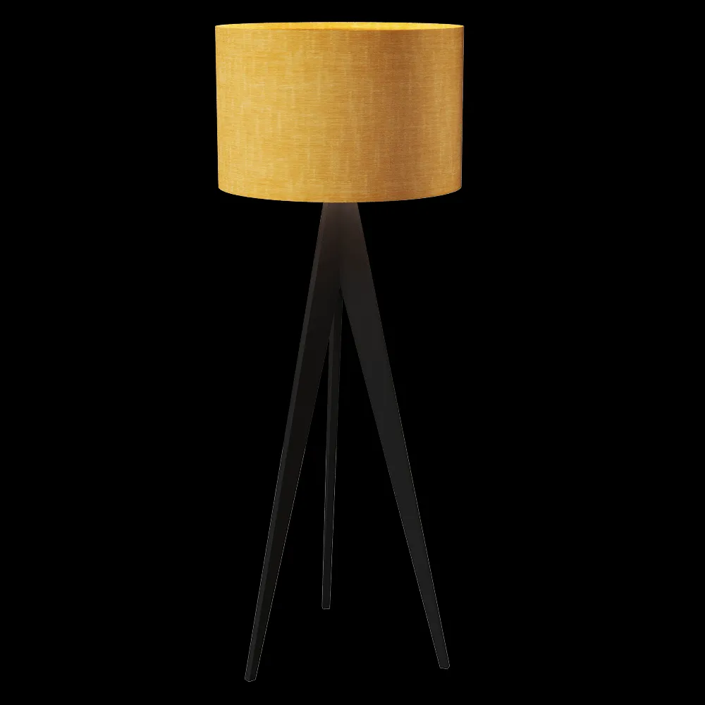 LaLampa – Floor lamp Tripod Wood 3ds Max