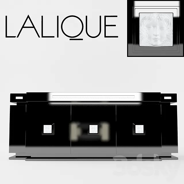 Lalique Masque De femme 3ds Max